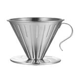 Maxbell Pour Over Coffee Dripper Stainless Steel Coffee Machine Accessories Washable Size L