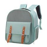 Maxbell Cat Carrier Backpack for Cat & Small Dog Breathable for Outdoor Outing Green