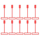 Maxbell 10Pcs Dustproof Plug Case Anti-Friction for Garmin fenix5x / 6x  Red