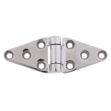 Maxbell 304 Stainless Steel Polished Flush Door Hinge for Boat Marine Home