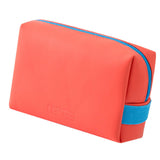 Maxbell Woman Organizer Case PU Leather Portable Storage Pouch Wash Bag Orange