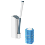 Maxbell Toilet brush Cleaning Supplies with Long Handle Flexible for Household Hotel Blue