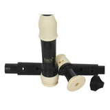 Maxbell British ABS Baroque Treble B Tone 8 Hole Clarinet Descant Recorder Black