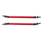 Max Maxb Front/Rear Adjustable Wind Splitter Bumper Chin Lip Rod Support 150mm Red