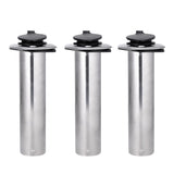 Maxbell 3Pcs 90 Degree Stainless Steel Kayak Marine Boat Fishing Rod Holder Stand