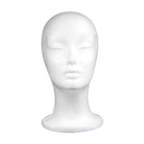 Maxbell Foam Mannequin Head Wig Display Mannequin Head Lightweight Manikin Foam Head Style F