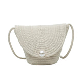 Maxbell Hand Woven Rattan bag Bucket Bag Gift Ladies Shopping Travel Beige