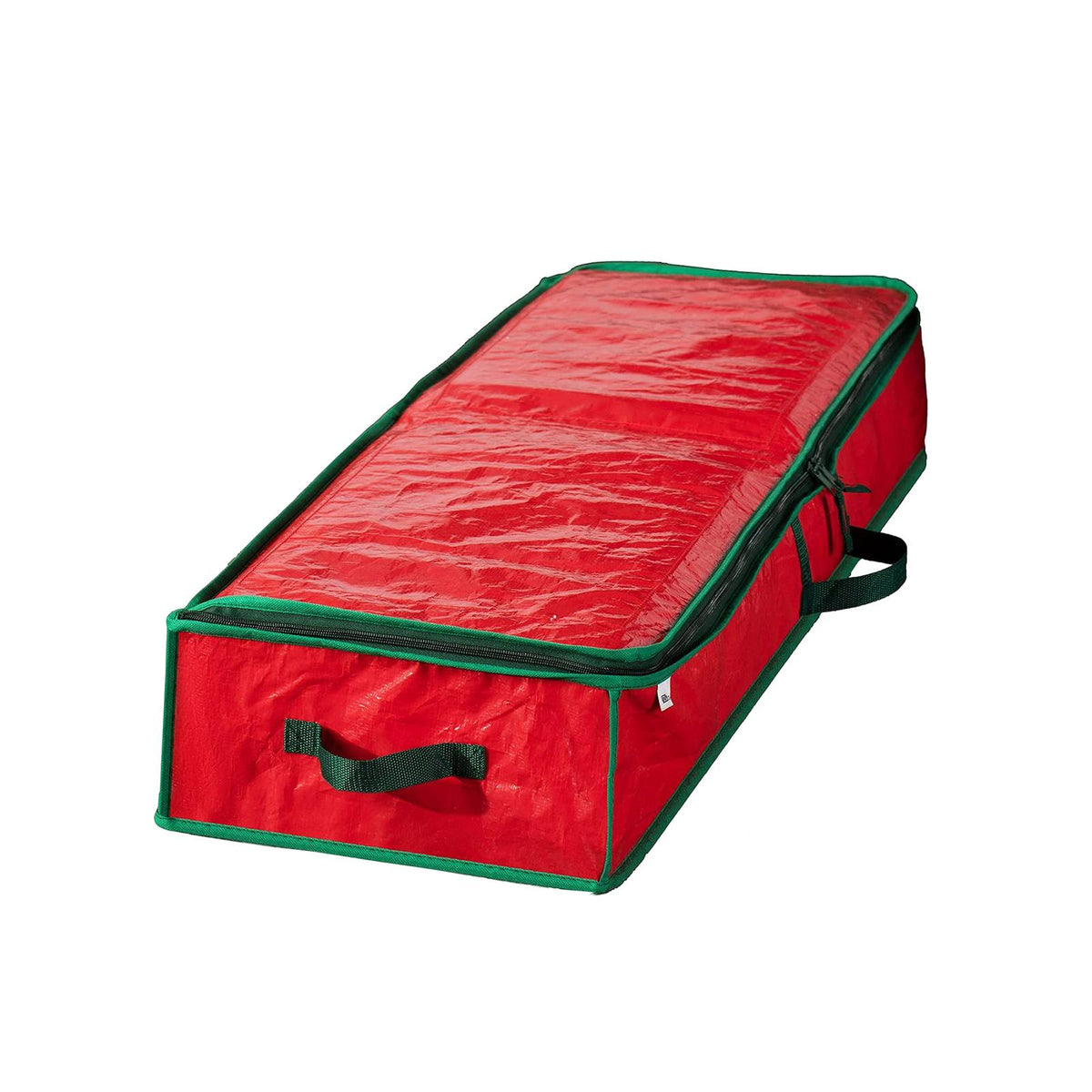 Maxbell Christmas Wrapping Paper Storage Bag Large Capacity Holiday Decorations Red
