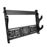 Maxbell Density Board Display Stand Wall Mounted Bracket Horizontal Storage Rack 2 Tiers