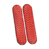 Maxbell 2 Pieces Car Reflective Sticker Auto Reflector Stickers for Pickup Red