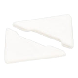 Maxbell 2x Car Door Corner Cover Anti Scratch Scratch Protector Corner Guards White