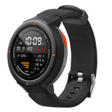 Max Maxb Silicone Smart Watch Band Replacement Strap for AMAZFIT Watch 3 Black