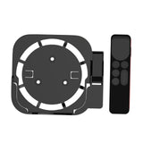 Maxbell Plastic Remote Control Cover Mount Holder for Apple TV6  Black Black
