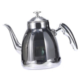 Maxbell Stainless Steel Coffee Tea Kettle Stovetop Tea Kettle for Travel Family 2.0L