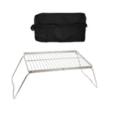 Maxbell Folding Campfire Grill Outdoor Cooking Pot Holder Bracket for Hiking Travel L