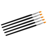 Maxbell 5X Pro Flat Tip Nylon Hair Oil Paint Brush for Artists Painter Beginner No.3