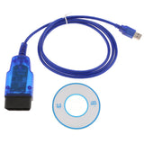 Maxbell VAG KKL USB Fiat Ecu Scan OBD OBD2 Diagnostic Scanner Cable Tool For Opel