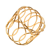 Maxbell 2 Pieces Napkin Holder Rings Decorative for Anniversary Dining Table Banquet
