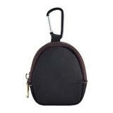 Maxbell Small Coin Purse Fashion Zipper Casual Key Purse for Outdoor Travel Earbud Black