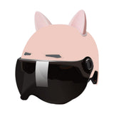 Maxbell Motorcycle Helmet with Visor Breathable Comfortable to Wear Motorbike Helmet Pink