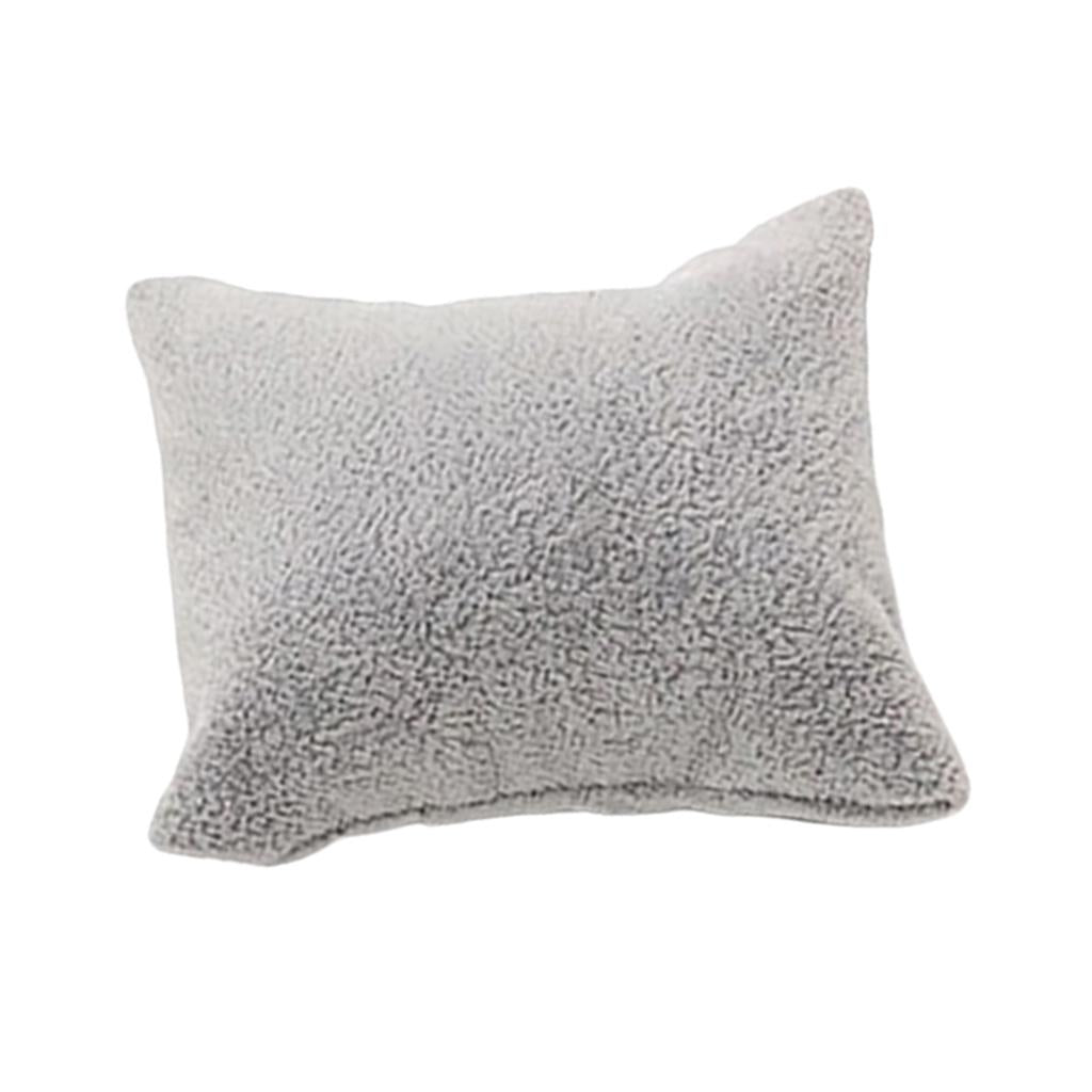 Max Jewelry display pillow 7x8cm velvet mini cushion for watch bracelets  Grey
