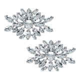 Maxbell Wedding Bridal Rhinestone Crystal Shoe Clips Buckle Removable Sandals Decor