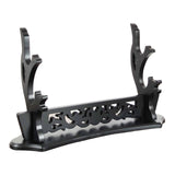 Maxbell Solid Wooden Stand Desktop Bracket Support for Tanto Wakizashi 2 Layers
