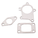 Max Maxb T3/T4 Turbo 5 Bolt Turbocharger Downpipe Gasket Combo Kit For Universal