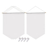 Maxbell 4Pcs Sublimation Blank Banner 18Inchx12inch Strong and Durable Accessories