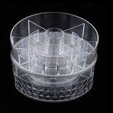 Maxbell 360 Rotate Makeup Storage Organizer Stand Shelf w/ Drawers for Cosmetics Diamond Pattern