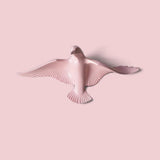 Max Resin 3D Handmade Flying Seagull Bird Crafts Wall Art Hanging Decor Pink D