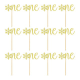 Max 12x ONE Cake Topper Design Cake Insert Card Shinning Cake Embellishments