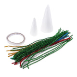 Max 1 Set Foamed Christmas Tree Decoration Crafts Kids Gifts for Home Decor A