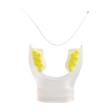 Maxbell Scuba Regulator Mouthpiece with Tie Strap Comfort Bite Replacement for Adult Yellow