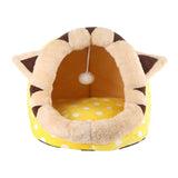 Maxbell Cat House Dog Nest Dog Bed Removable Cushion Kennel Cat Beds for Indoor Cats L  Cat
