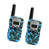 Maxbell Kids Walkie Talkie Long Distance 3km for 3-12 Years Old Boys Girls Outside Blue