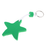 Maxbell Yacht Sailing Boating Floating Key Ring Star Shaped Keyring Key Chain Green