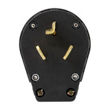Maxbell NEMA 10-30P Grounding Locking Plug, 30A 250V AC, 3 Pin Male Self-wiring Plug