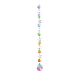 Maxbell Crystal Hanging Prisms Pendant with Chain Ornaments Sturdy Colorful Delicate A
