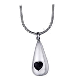 Maxbell Hanging Cremation Urn Necklace Keepsake Jewelry Rustproof for Bereavement