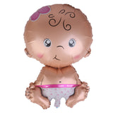 Maxbell Baby Girl Shaped Balloon Foil Balloons Mylar Balloons Helium Balloons Party Decor