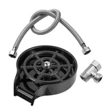Maxbell rinser Spraying Holes Bottle Washer Automatic Stainless Steel Black with hose