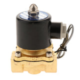 Maxbell DN15 1/2" Normally Closed Electric Solenoid Valve for Water Air Oil DC 24V