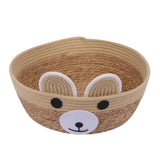 Maxbell Cat Bed Basket Hand Woven Kitten Bed Round Rattan Cat Scratch Mat Pet Beds L