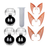 Maxbell Elf Ears Costume Accessories Long for Cosplay Christmas Halloween pink