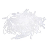 Maxbell 100x Fashion Elastic Ponytail Holders Hairband Hair Rubber Rings White
