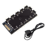 Maxbell ARGB Splitter 5V 3Pin Hub Interface with Extension Cable for LED Controller