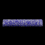 Max Crystal Rhinestone Trims Sheet Iron on Applique for Decoration Deep Blue