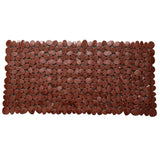 Maxbell Nonslip Bathroom Bath Mat Rectangular Shower Mat Kitchen Hotel Carpet Brown - Aladdin Shoppers