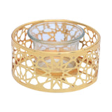 Maxbell Votive Candle Holders Candlestick Holder for Festival Tabletop Decoration round geometry